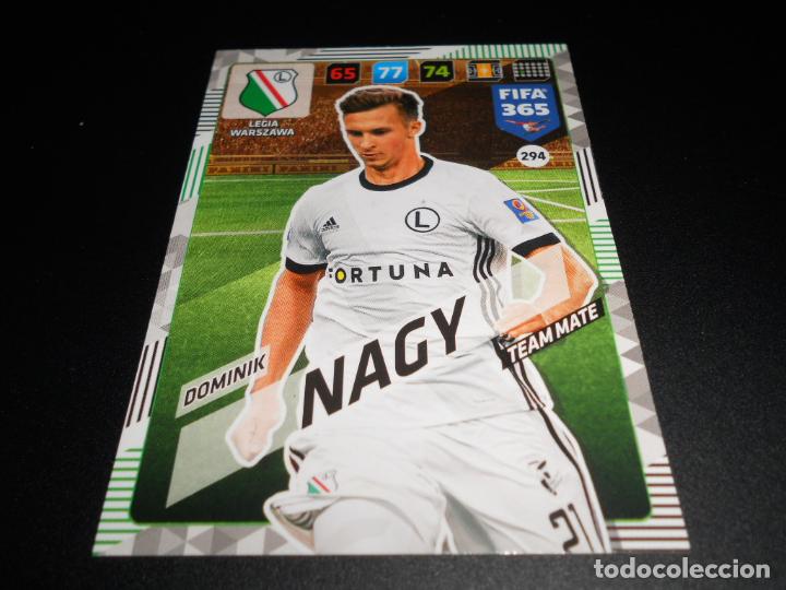 Figurine di Calcio: 294 DOMINIK NAGY LEGIA WARSZAWA CARD CROMOS ALBUM ADRENALYN XL FIFA 365 2017 2018 17 18