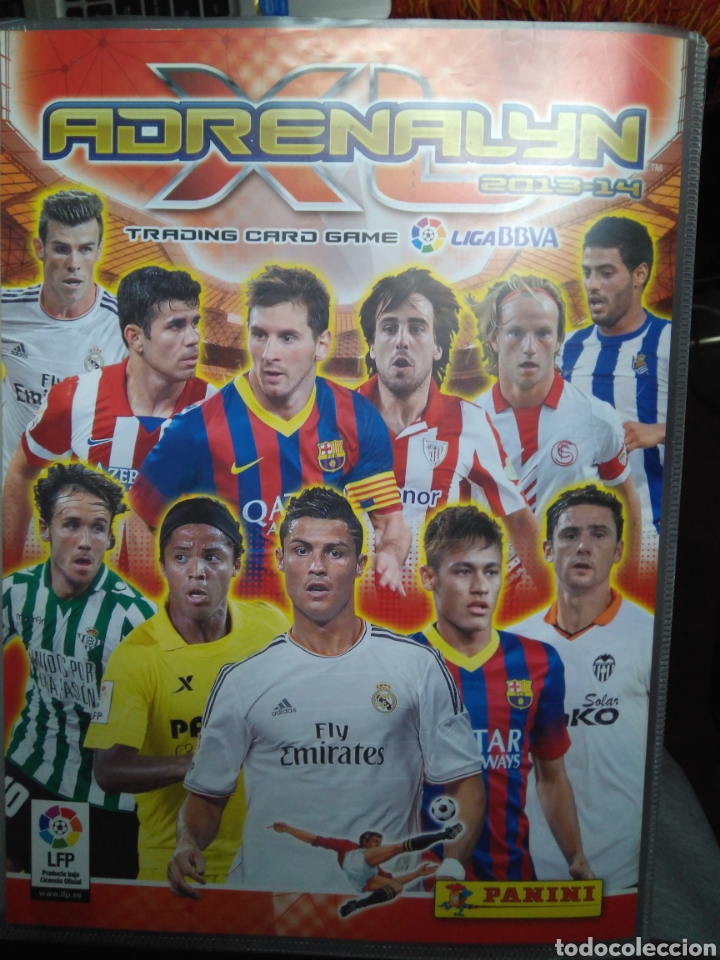 Cromos de F&uacute;tbol: COLECCION ADRENALYN XL BBVA 13/14 559 FICHAS PANINI ARCHIVADOR 2013/2014