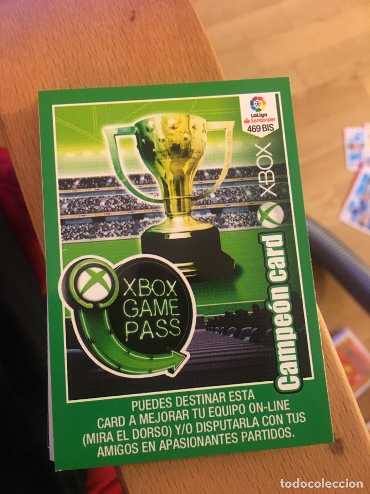 Fu&szlig;ball-Sticker: Adrenalyn 18 19 2018 2019 469 bis Xbox game campe&oacute;n Card
