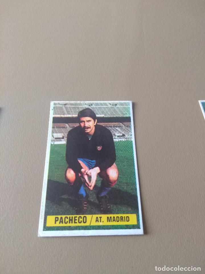 Football Stickers: SD PACHECO ATLETICO MADRID ESTE 74 75 1974 1975 DESPEGADO