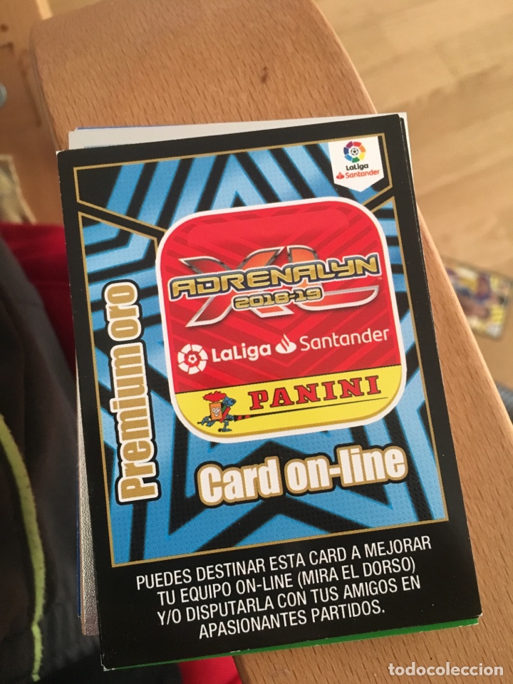 Fu&szlig;ball-Sticker: Adrenalyn 2018 2019 18 19 premium oro Card on line
