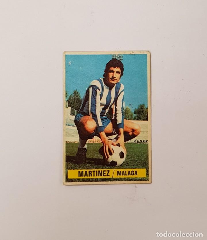 Cromos de f&uacute;tbol: MARTINEZ - MALAGA ESTE 74 - 75 NUNCA PEGADO - Foto 1