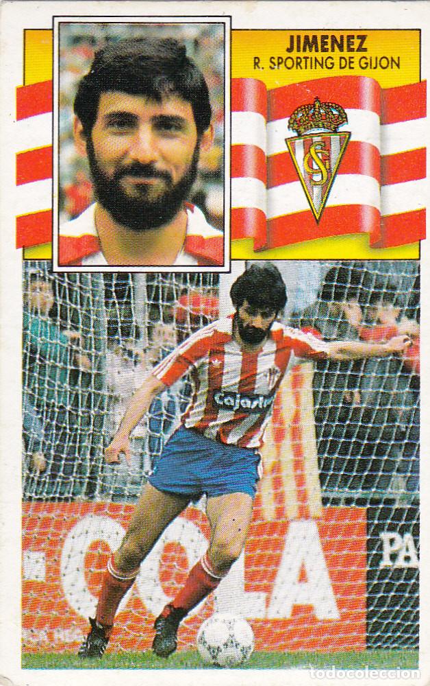 Cromos de f&uacute;tbol: ESTE 1990-91 * JIMENEZ * DEL SPORTING - NUNCA PEGADO - Foto 1