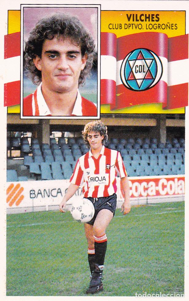 Cromos de f&uacute;tbol: ESTE 1990-91 * VILCHES * DEL LOGRO&Ntilde;ES - NUEVO DE SOBRE - Foto 1