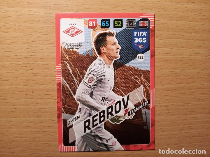Football Stickers: 322 REBROV SPARTAK MOSKVA MOSCU ADRENALYN XL FIFA 365 2017 2018 17 18 NUEVO CROMO FUTBOL