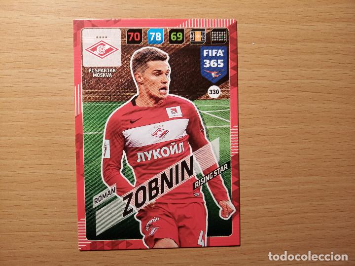 Football Stickers: 330 ZOBNIN SPARTAK MOSKVA MOSCU ADRENALYN XL FIFA 365 2017 2018 17 18 NUEVO CROMO FUTBOL