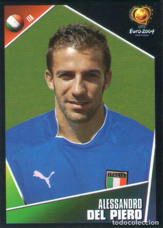 N°184 ALESSANDRO DEL PIERO # ITALIA PANINI UEFA EURO 2000 RED BACK 