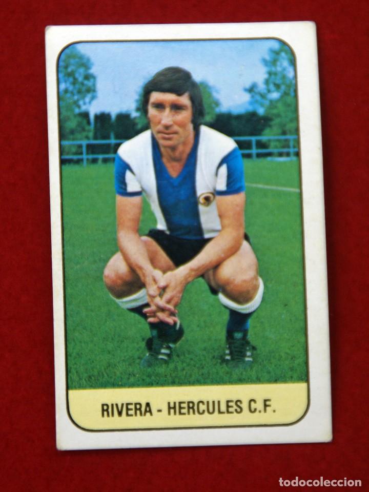 Cromos de f&uacute;tbol: ED. ESTE 78-79. RIVERA -HERCULES- NUNCA PEGADO - Foto 1