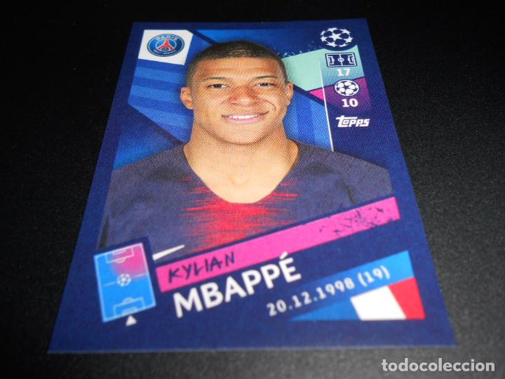 Kylian Mbappe Sticker 324 Topps Champions League 18/19