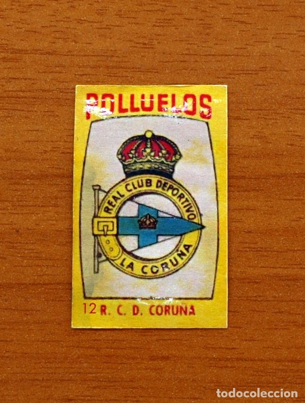 deportivo la coruña - nº 12, escudo - azafrán p - Compra venta en  todocoleccion