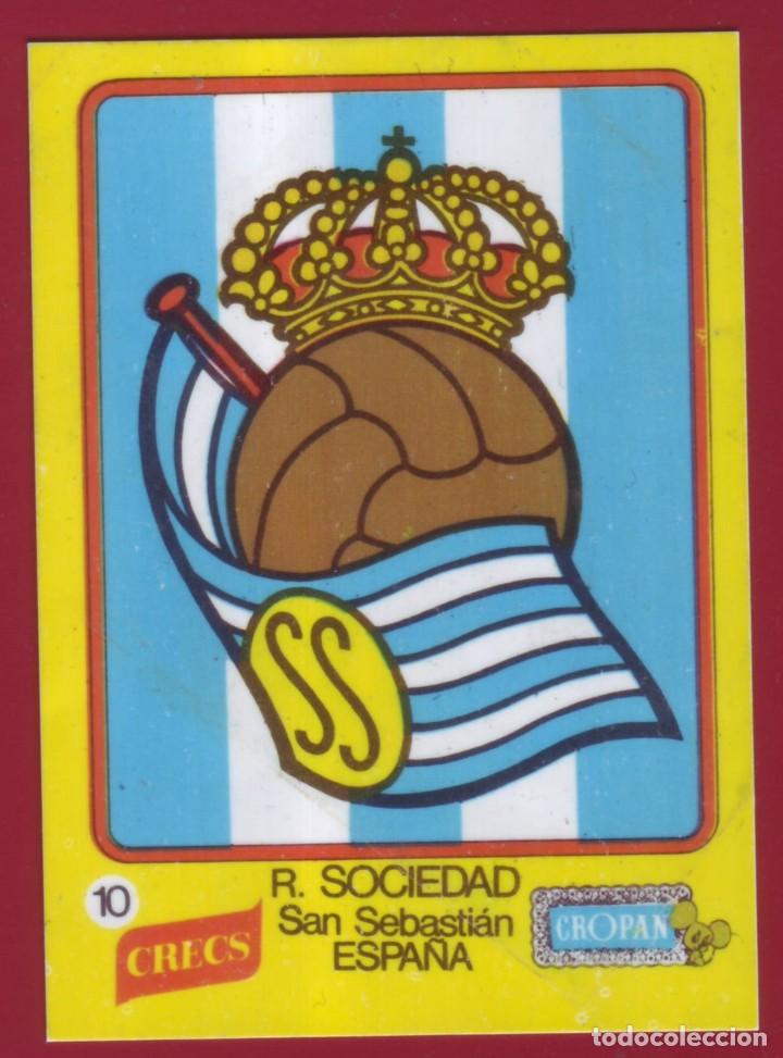 Cromos de F&uacute;tbol: CROPAN CRECS - COLECCI&Oacute;N ESCUDOS DE F&Uacute;TBOL 10 REAL SOCIEDAD