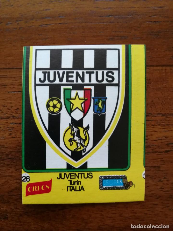 Cromos de F&uacute;tbol: Juventus Torino ( Turin Italia )- CRECS CROPAN numero 26 - Cromo en cartoncillo sin pegar