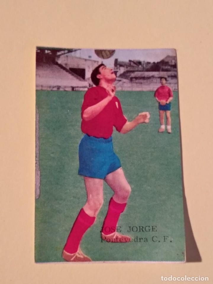 Fu&szlig;ball-Sticker: JOSE JORGE PONTEVEDRA 65 66 1965 1966 FHER DISGRA RECUPERADO
