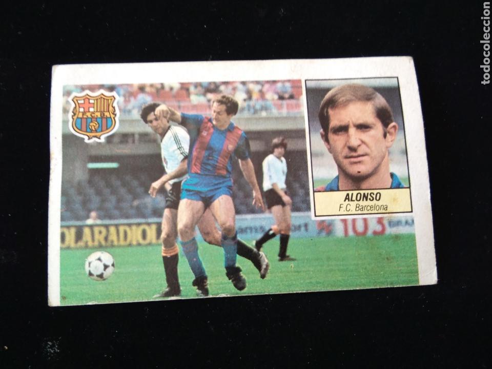 Cromos de f&uacute;tbol: Alonso (Barcelona) 84/85 (Este) - Foto 1