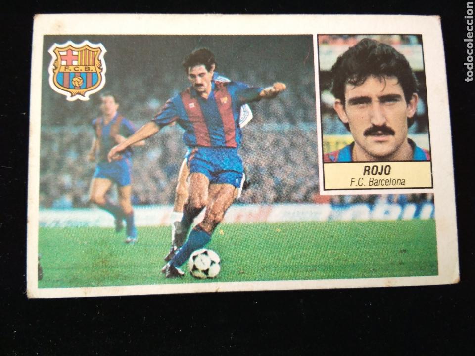 Cromos de f&uacute;tbol: Rojo (Barcelona) 84/85 (Este) - Foto 1