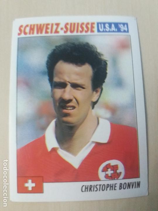 Football Stickers: MUNDIAL DE USA 94 EDICIONES MODENA CROMO N&ordm; 37 CHRISTOPHE BONVIN - SUIZA - NUEVO SIN PEGAR
