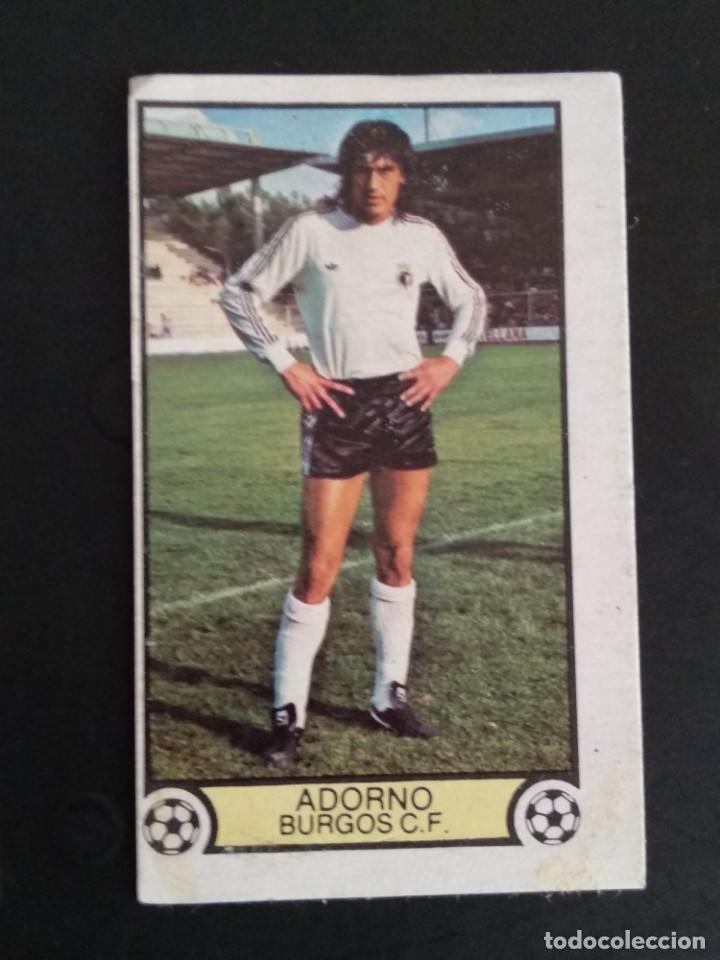 Fu&szlig;ball-Sticker: ADORNO BURGOS 79 80 1979 1980 ESTE RECUPERADO