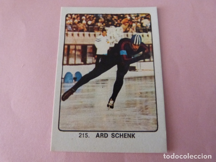 Cromos de f&uacute;tbol: CROMO DE ESQUI ARD SCHENK DESPEGADO N&ordm; 215 A&Ntilde;O 1974 DE KEISA EDICIONES