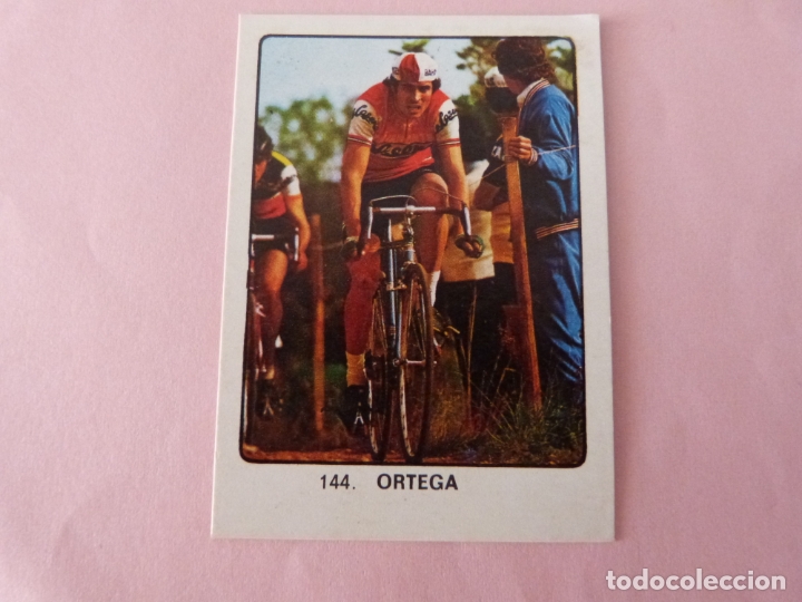 Cromos de F&uacute;tbol: CROMO DE CICLISMO ORTEGA DESPEGADO N&ordm; 144 A&Ntilde;O 1974 DE KEISA EDICIONES