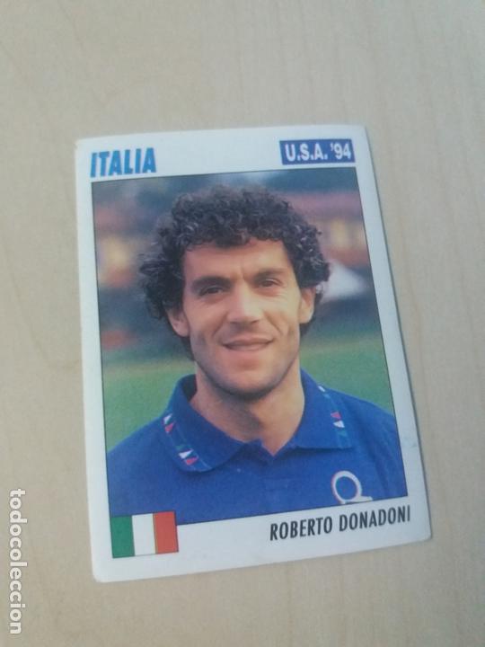 Cromos de f&uacute;tbol: MUNDIAL DE USA 94 EDICIONES MODENA CROMO N&ordm; 255 ROBERTO DONADONI - ITALIA - NUEVO SIN PEGAR