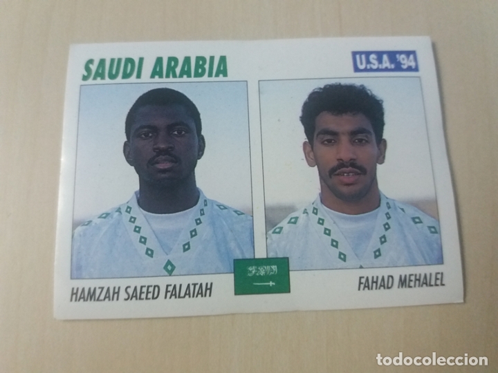 Cartes &agrave; collectionner de Football: MUNDIAL DE USA 94 EDICIONES MODENA CROMO N&ordm; 365 FALATAH/MEHALEL - ARABIA SAUDI - NUEVO SIN PEGAR