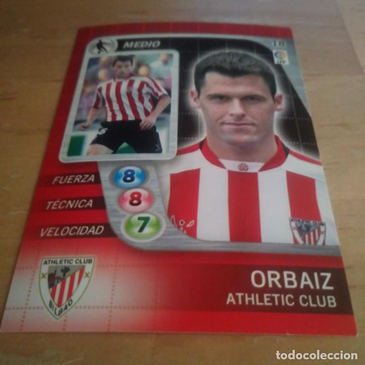 18 Orbaiz. Athletic Club Bilbao Derby Total 2005 2006 05 06 LFP El gran juego de fútbol de Panini