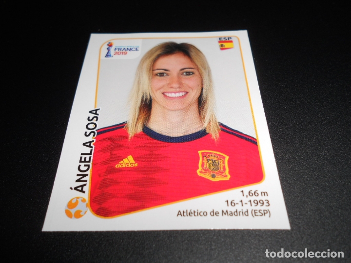Cromos de F&uacute;tbol: 3 BIS ANGELA SOSA AMPLIACION ESPA&Ntilde;A CROMOS STICKERS WOMEN'S WORLD CUP FRANCE 2019 FRANCIA 19
