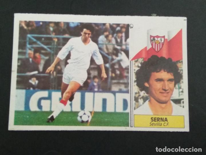 Cromos de f&uacute;tbol: SERNA SEVILLA 86 87 1986 1987 ESTE RECUPERADO - Foto 1