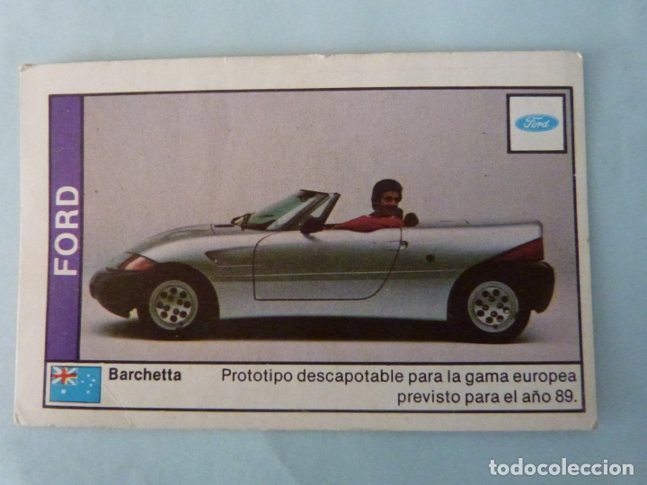 Cromos de f&uacute;tbol: CROMO DE COCHES FORD SIN PEGAR N&ordm; 64 A&Ntilde;O 1988 DEL ALBUM COCHE 89 DE CUSCO