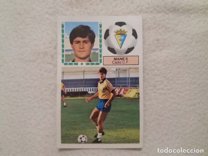 Cromos de f&uacute;tbol: 83/84 ESTE. COLOCA CADIZ MANE II - Foto 1