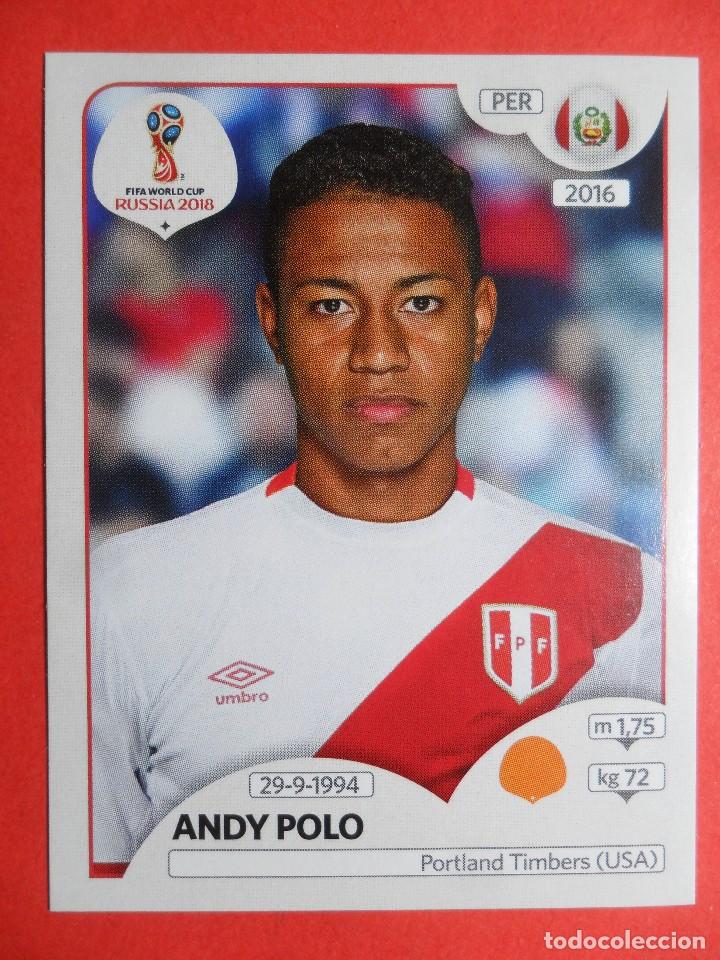 Cromos de F&uacute;tbol: STICKER FIFA WORLD CUP RUSSIA RUSIA 2018 - 244 ANDY POLO - PERU - 18 - PANINI