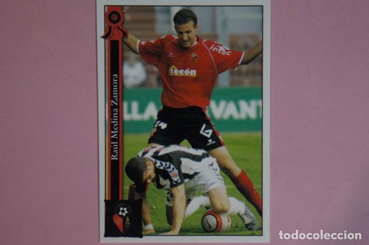 Cromos de f&uacute;tbol: CROMO CARD DE FUTBOL RAUL MEDINA DEL CIUDAD DE MURCIA C.F. N&ordm; 986 LIGA MUNDICROMO 2005-2006/05-06