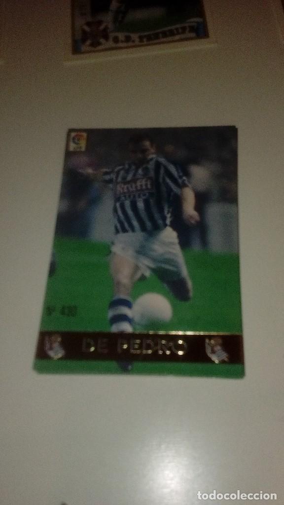 Figurine di Calcio: C-LQVA LIGA MUNDICROMO SPORT LIGA 97 98 1997 1998 REAL SOCIEDAD DE PEDRO EL MEJOR