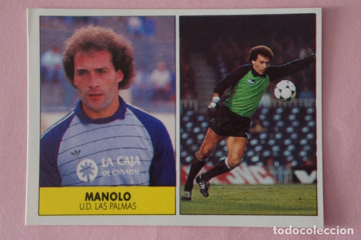 Football Stickers: CROMO DE F&Uacute;TBOL MANOLO DEL U.D. LAS PALMAS SIN PEGAR LIGA FESTIVAL 1987-1988/87-88