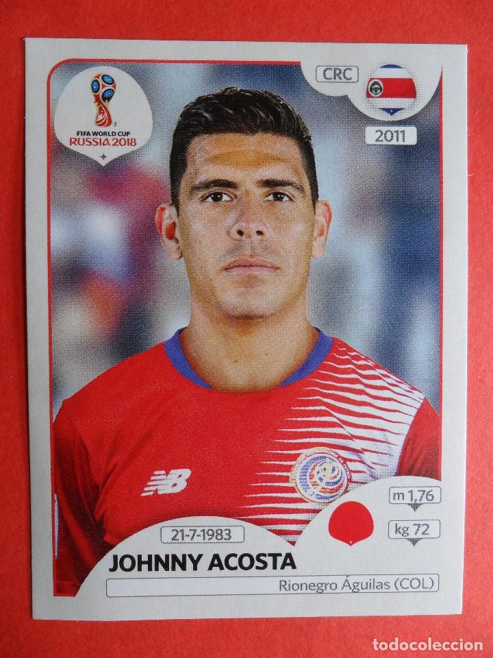 Cromos de F&uacute;tbol: STICKER FIFA WORLD CUP RUSSIA RUSIA 2018 - 402 JOHNNY ACOSTA - COSTA RICA - 18 - PANINI