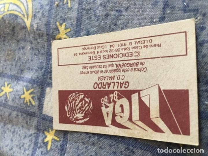 Cromos de f&uacute;tbol: Cromo este 84 85 gallardo - Foto 2