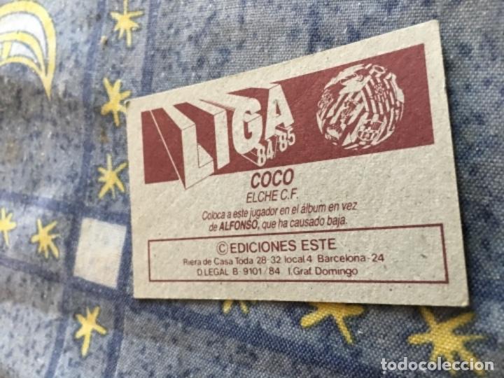 Cromos de f&uacute;tbol: Cromo este 84 85 coco - Foto 2