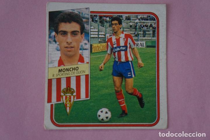 Cartes &agrave; collectionner de Football: CROMO DE F&Uacute;TBOL DE MONCHO DEL SPORTING DE GIJ&Oacute;N DESPEGADO LIGA ESTE 1989-1990/89-90