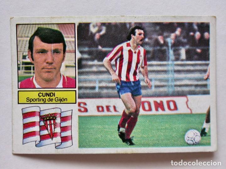 Cromos de f&uacute;tbol: CUNDI DE EDICIONES ESTE 82-83 SPORTING DE GIJ&Oacute;N, DESPEGADO - Foto 1