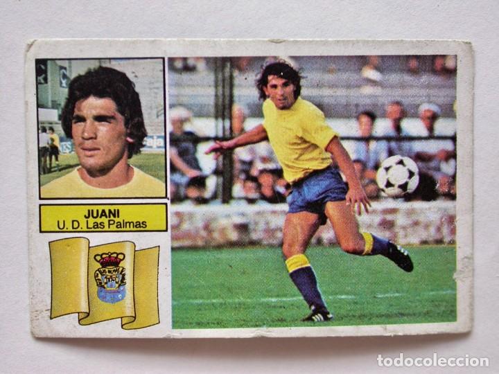 Cromos de f&uacute;tbol: JUANI DE EDICIONES ESTE 82-83 LAS PALMAS, NUNCA PEGADO - Foto 1