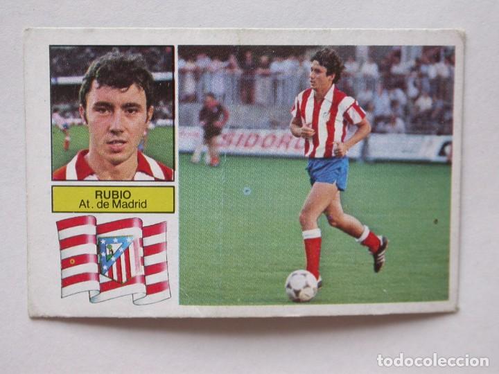 Cromos de f&uacute;tbol: RUBIO DE EDICIONES ESTE 82-83 AT. MADRID, NUNCA PEGADO - Foto 1
