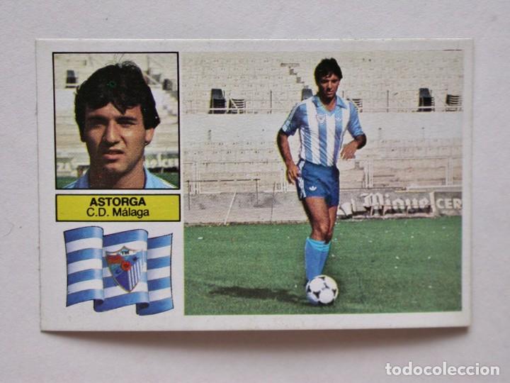 Cromos de f&uacute;tbol: ASTORGA DE EDICIONES ESTE 82-83 M&Aacute;LAGA, DESPEGADO - Foto 1