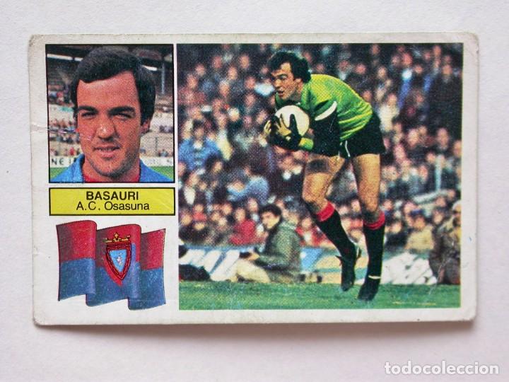 Cromos de f&uacute;tbol: BASAURI DE EDICIONES ESTE 82-83 OSASUNA, NUNCA PEGADO - Foto 1