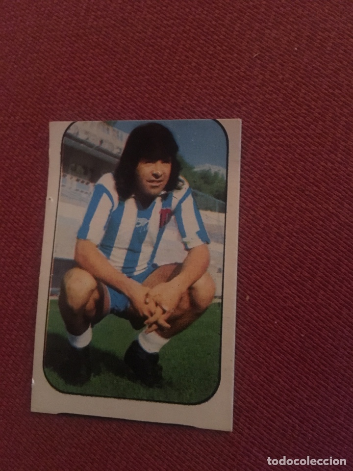 Cromos de f&uacute;tbol: Este 76 77 1976 1977 Despegado Malaga vilanova error de corte - Foto 1