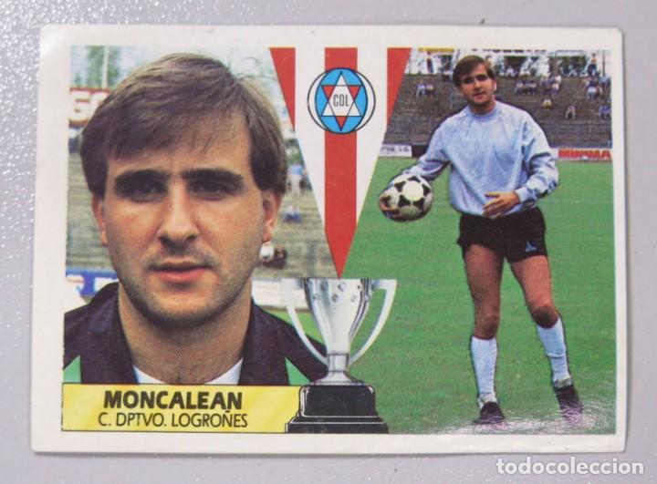 Cromos de f&uacute;tbol: CROMO. MONCALEAN. LOGRO&Ntilde;ES. 1987/88. ESTE. LA LIGA - Foto 1
