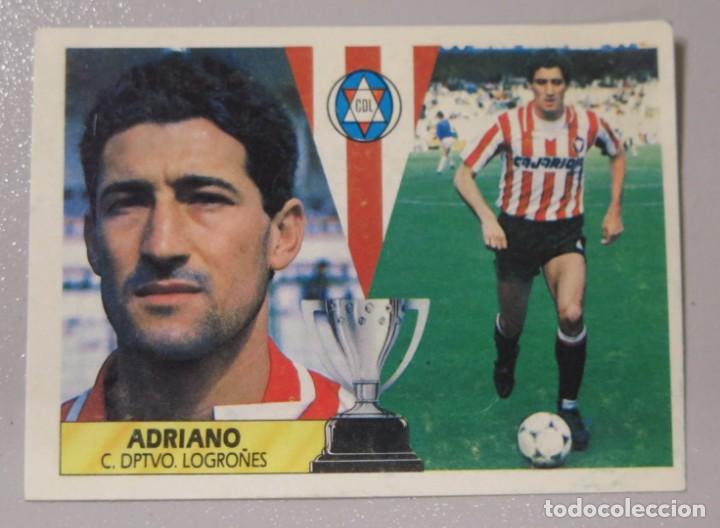 Cromos de f&uacute;tbol: CROMO. ADRIANO. LOGRO&Ntilde;ES. 1987/88. ESTE. LA LIGA - Foto 1