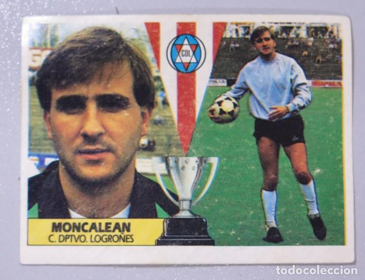 Cromos de f&uacute;tbol: CROMO. MONCALEAN. LOGRO&Ntilde;ES. 1987/88. ESTE. LA LIGA - Foto 1