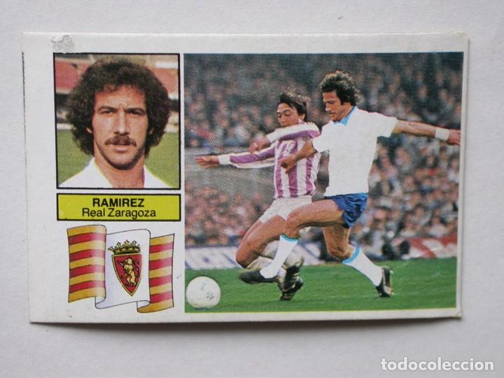 Cromos de f&uacute;tbol: RAM&Iacute;REZ UF 14 DE EDICIONES ESTE 82-83 ZARAGOZA, DESPEGADO - Foto 1