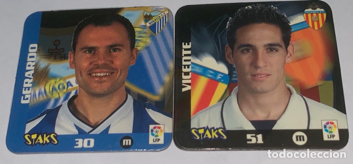 Cromos de f&uacute;tbol: 2 STAKS DE GERARDO Y VICENTE - Foto 1