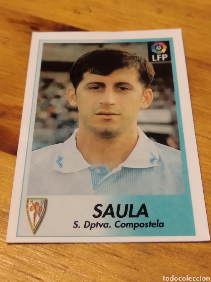 Fu&szlig;ball-Sticker: Cromo adhesivo Bollycao F&uacute;tbol 97-98 num 57 SAULA